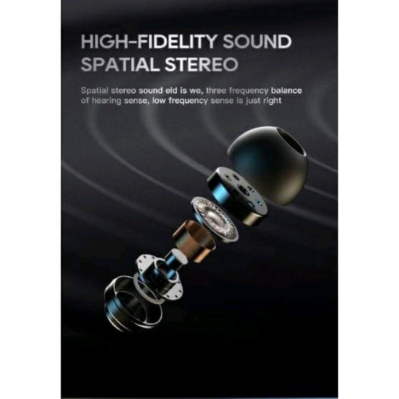 無線藍牙5.2降噪耳機 磁吸智慧LED數字充電顯示充電盒 無線入耳式迷你TWS立體聲運動跑步防水藍芽耳機-細節圖5