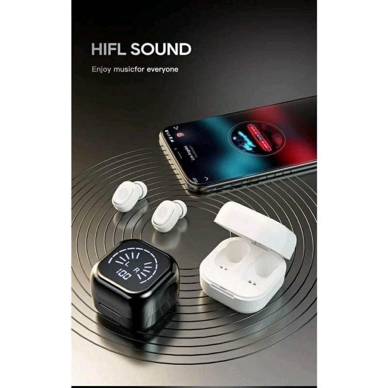 無線藍牙5.2降噪耳機 磁吸智慧LED數字充電顯示充電盒 無線入耳式迷你TWS立體聲運動跑步防水藍芽耳機-細節圖6