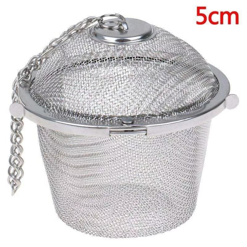 304不銹鋼掛鉤茶葉過濾網 茶漏茶濾泡茶球 廚房濾茶球 過濾火鍋煲湯湯底 滷味滷包過濾-細節圖8