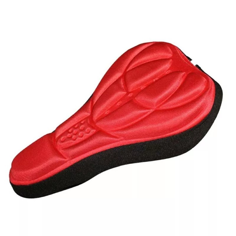 自行車3D立體坐墊套 單車防震海綿安全反光條椅套  腳踏車透氣顆粒防滑止滑椅墊 山地公路車加厚彈性伸縮扣調節環座墊套-細節圖8