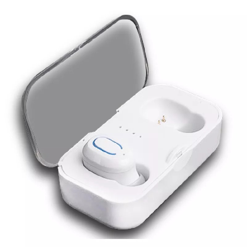 運動無線藍芽耳機 tws5.0智能觸控雙通話立體聲 充電倉收納盒隱形微型耳機 迷你重低音磁吸充電 聽音樂降噪自動配對-細節圖11