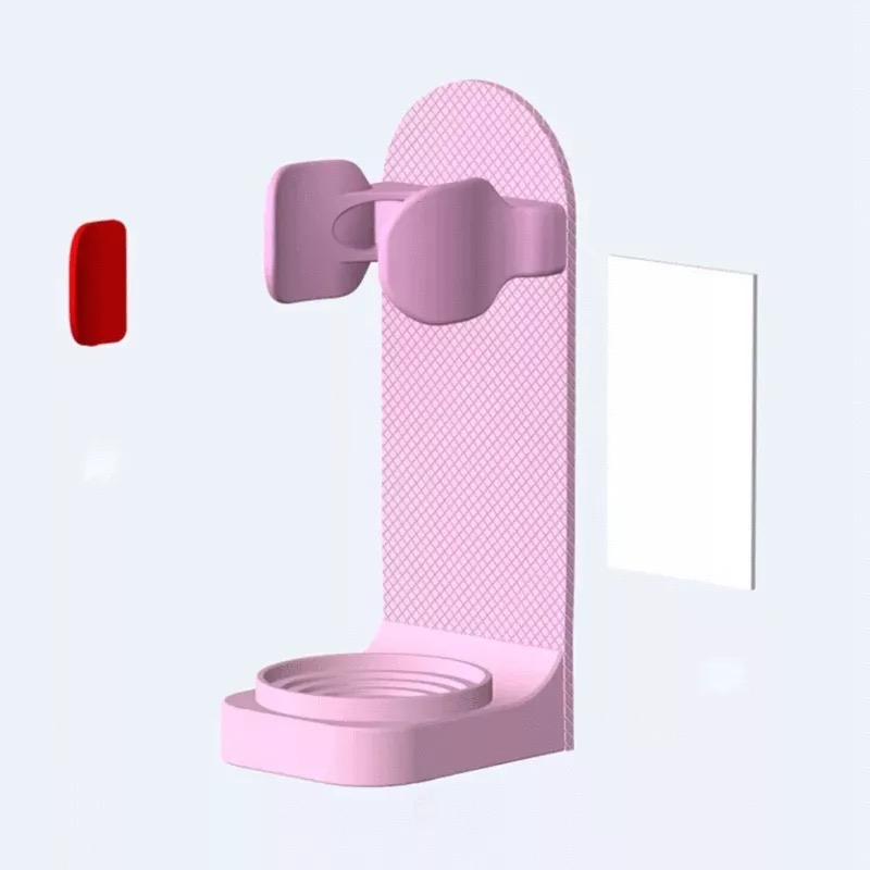 免釘螺旋底紋電動牙刷收納架 黏貼免打孔壁掛式防滑可調節浴室牙刷架 立體懸浮居家廁所牙刷置物架牙刷座 飛利浦 米家 歐樂B-細節圖10