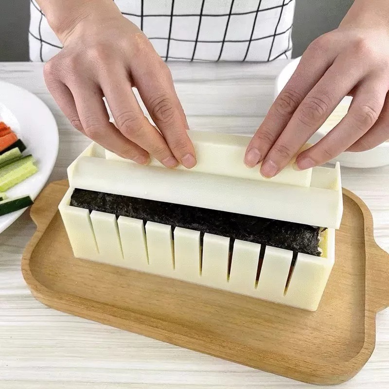 DIY造型壽司器10件組 創意手作做壽司捲飯糰模具 廚房烘焙健康環保日料廚具 食品級日式料理廚師烹飪模型工具 海苔飯卷-細節圖4