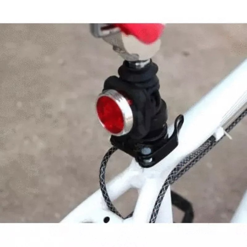 鋁合金COB強光防水自行車燈 USB充電LED前燈（紅光） 安全警示燈尾燈（紅光） 腳踏車單車夜騎照明裝備 公路車配件-細節圖4