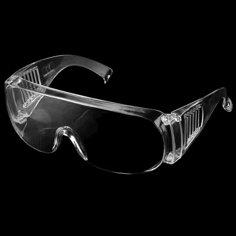防疫防霧護目鏡 防護防飛沫安全眼鏡 高清高透透明面罩 防刮防塵抗衝擊時尚眼鏡 透氣百葉窗配戴舒適-細節圖2