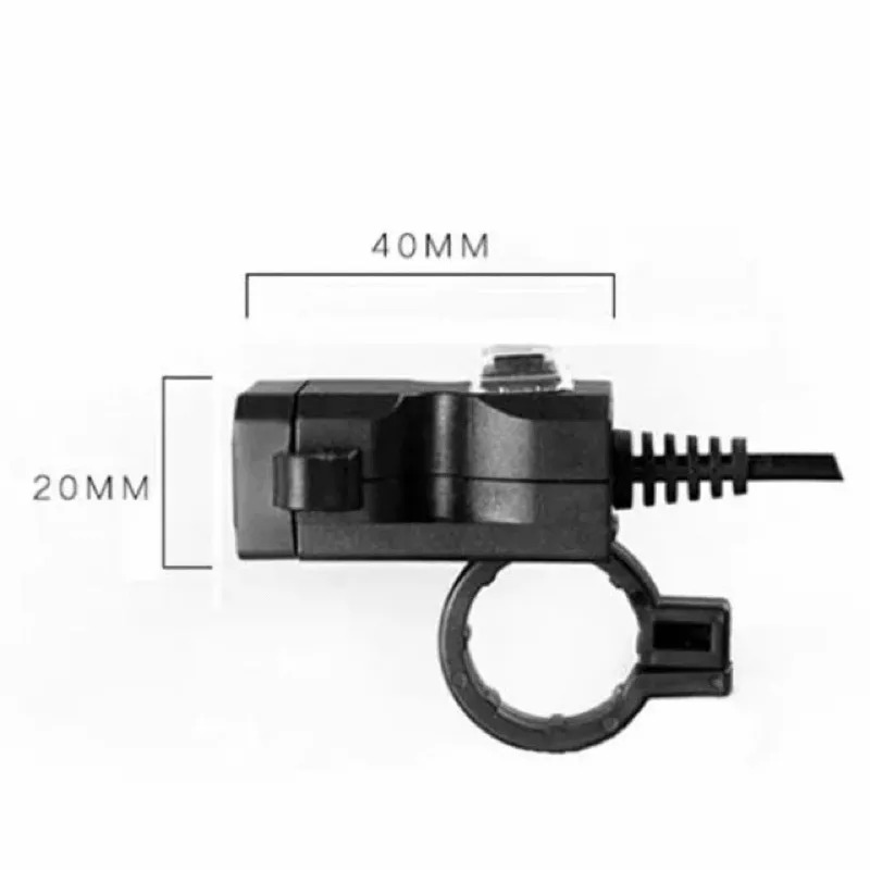 機車/電動車雙口USB安全防水開關車充 摩托車車把/後照鏡兩用款 手機2.1A快充充電器插座-細節圖10