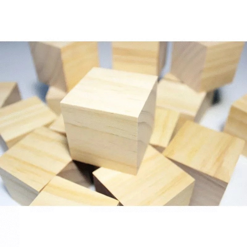 60顆荷木立方體小木塊 天然原木2cm正方體嬰幼兒學習教具 實木木頭益智方塊 小學數學幾何圖形上課教材-細節圖4