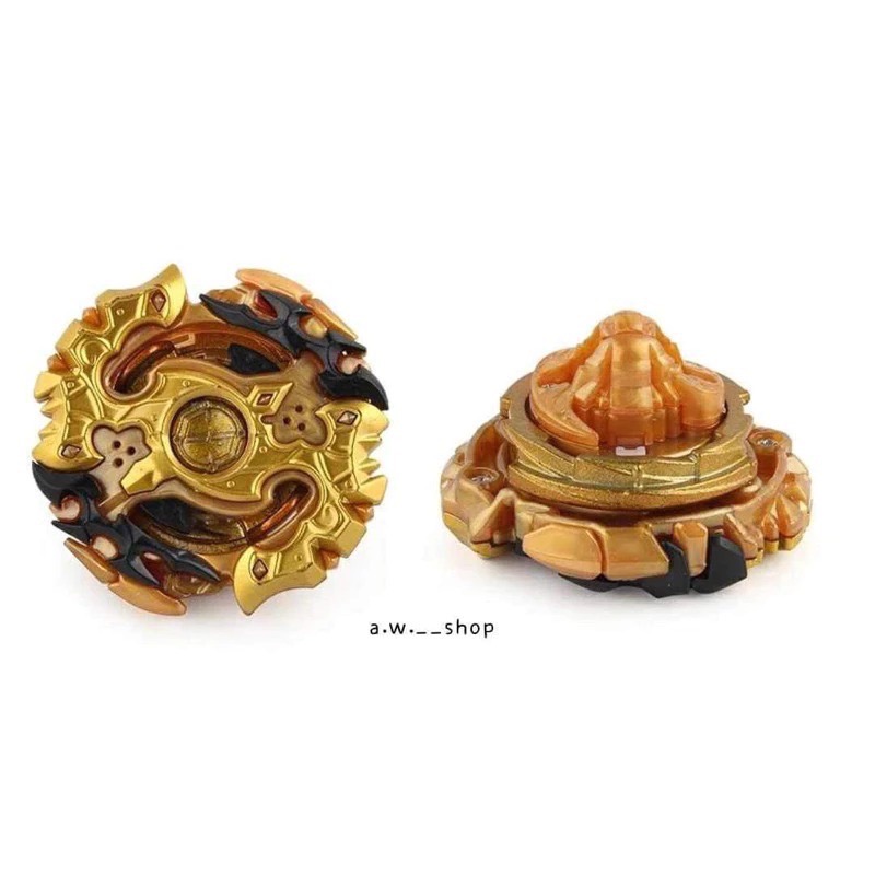 黃金版戰鬥陀螺附左右迴旋發射器 合金爆裂陀螺限定版 暗金鎮魂巨神金色陀螺兒童益智玩具遊戲-細節圖6