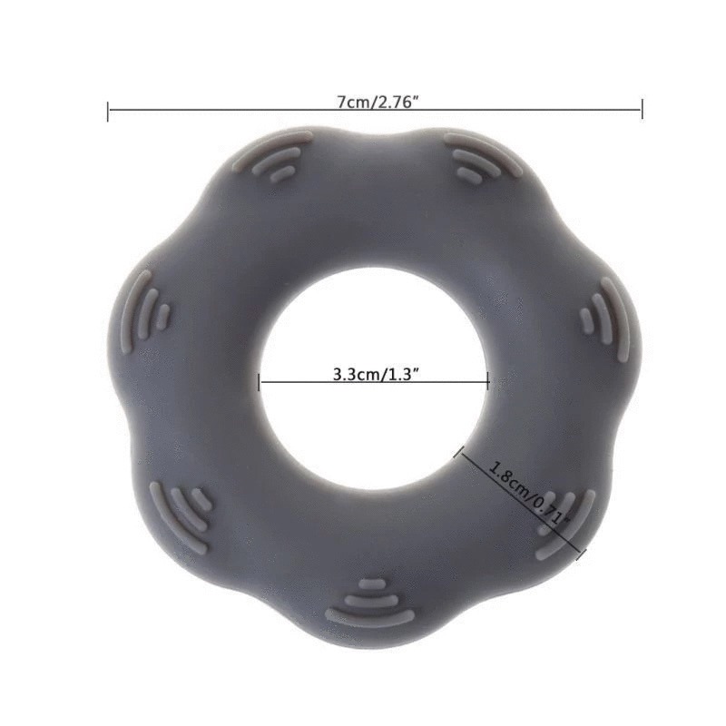 矽膠握力圈 手掌運動健身手部鍛鍊握力器 防滑O型指力訓練器材 握力復建器-細節圖10