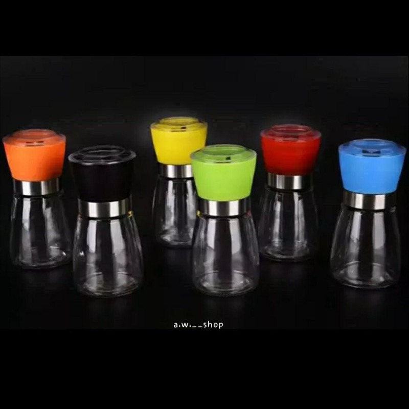 黑胡椒粉研磨器 顆粒研磨瓶 手動玻璃研磨器 芝麻粗鹽旋轉調味瓶 居家創意廚房廚具 燒烤玫瑰鹽料理烹飪瓶-細節圖9