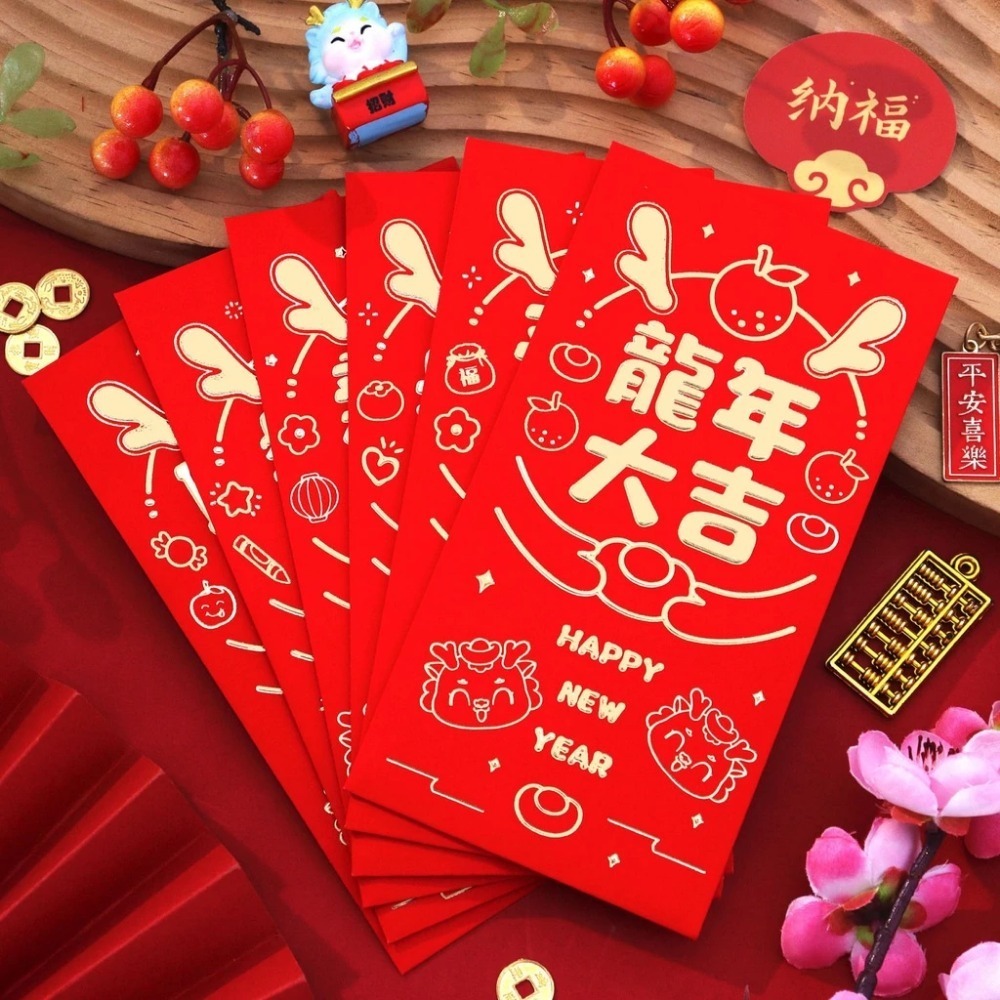 2025紅包袋 創意新年紅包袋 燙金紅包袋 祝賀詞春節紅包袋 可愛卡通紅包袋 過年紅包袋 質感紅包袋 春節壓歲錢袋子-細節圖6