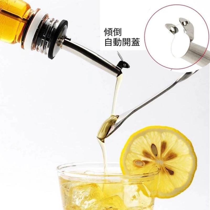 不銹鋼自動蓋子紅酒倒酒器,不鏽鋼酒嘴推薦,調酒器,酒瓶塞,酒塞,調酒用具,油嘴,廚房廚具用品推薦-細節圖3