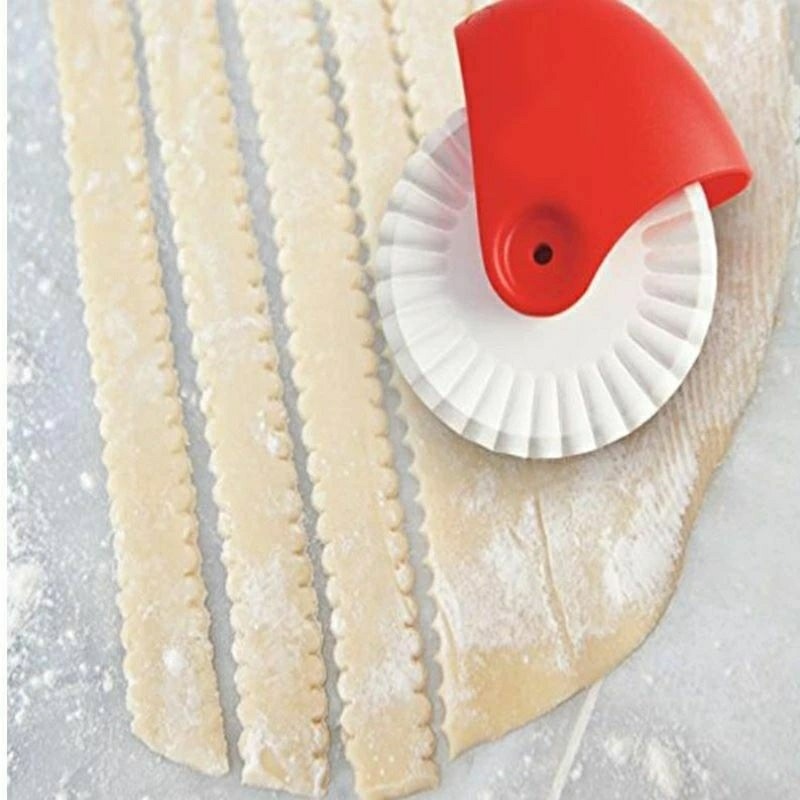 波浪切割刀 廚房批薩切割輪 烘焙切麵器 麵點滾輪刀 廚具用品推薦 糕點切割器-細節圖3