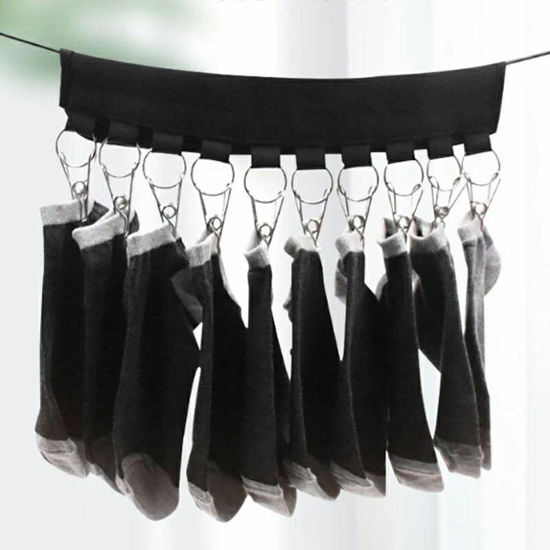 布藝衣帽子收納架,魔鬼氈折疊多功能帽夾,摺疊旅行衣架,帽子收納掛架-細節圖3