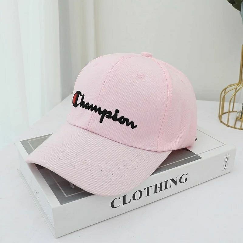 champion刺繡棒球帽,百搭休閒鴨舌帽,創意時尚帽子,戶外旅行穿搭遮陽帽,運動休閒帽-細節圖3