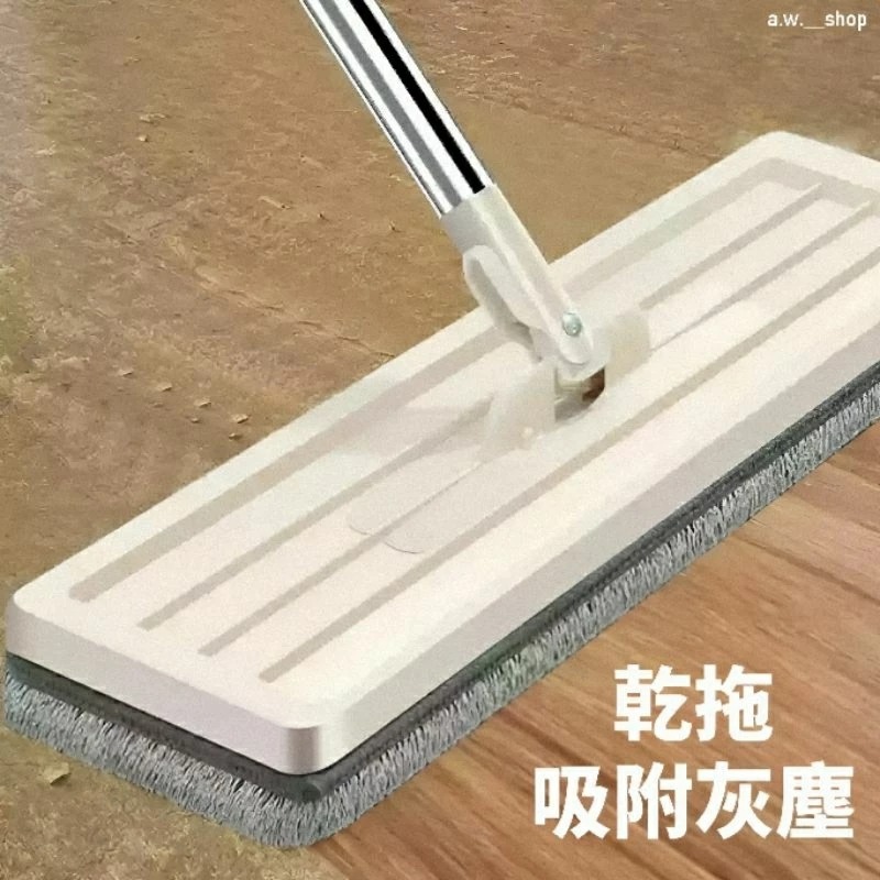 免手洗乾濕兩用平板拖把桶組,家用木地板360度旋轉懶人拖地清潔吸水拖把,居家清潔工具-細節圖2