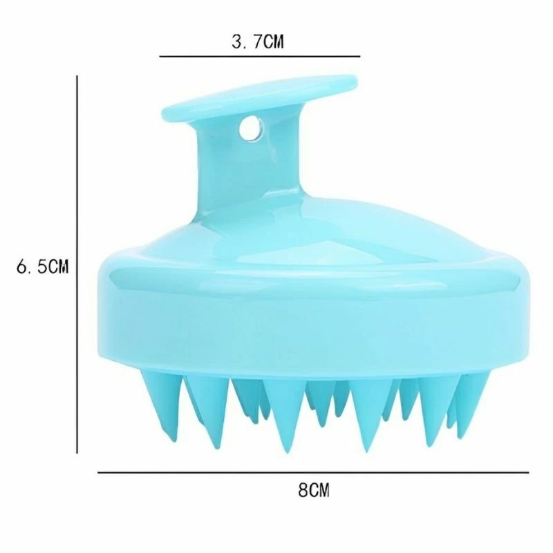 矽膠按摩沐浴洗頭刷,美髮洗頭梳子,經絡按摩梳-細節圖8