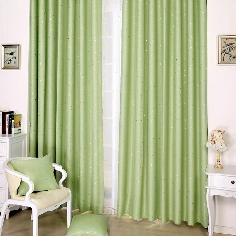 璀璨星空遮光窗廉,來自星星的你隔音隔熱窗簾,北歐現代簡約落地窗窗簾布,居家生活居家裝飾防曬遮陽布-細節圖10
