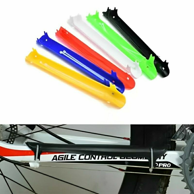自行車鏈條保護器,單車護鏈貼,腳踏車鏈條保護罩,自行車架後叉保護套-細節圖2