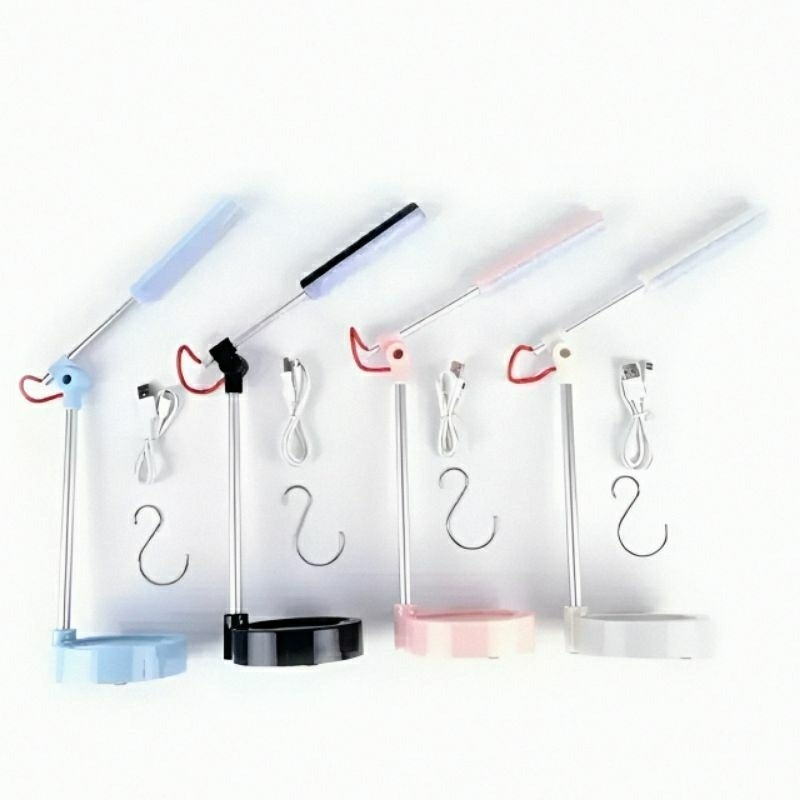 創意鋼管觸控調光可充電檯燈,露營帳篷吊燈,臥室床頭燈,學生書桌節能閱讀燈,吊掛式戶外可攜帶照明燈-細節圖2