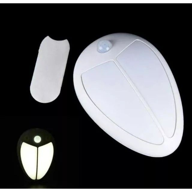 紅外線光控人體感應LED小夜燈, 夜間臥室感應燈,瓢蟲造型照明燈,免打孔無痕節能環保夜燈-細節圖9