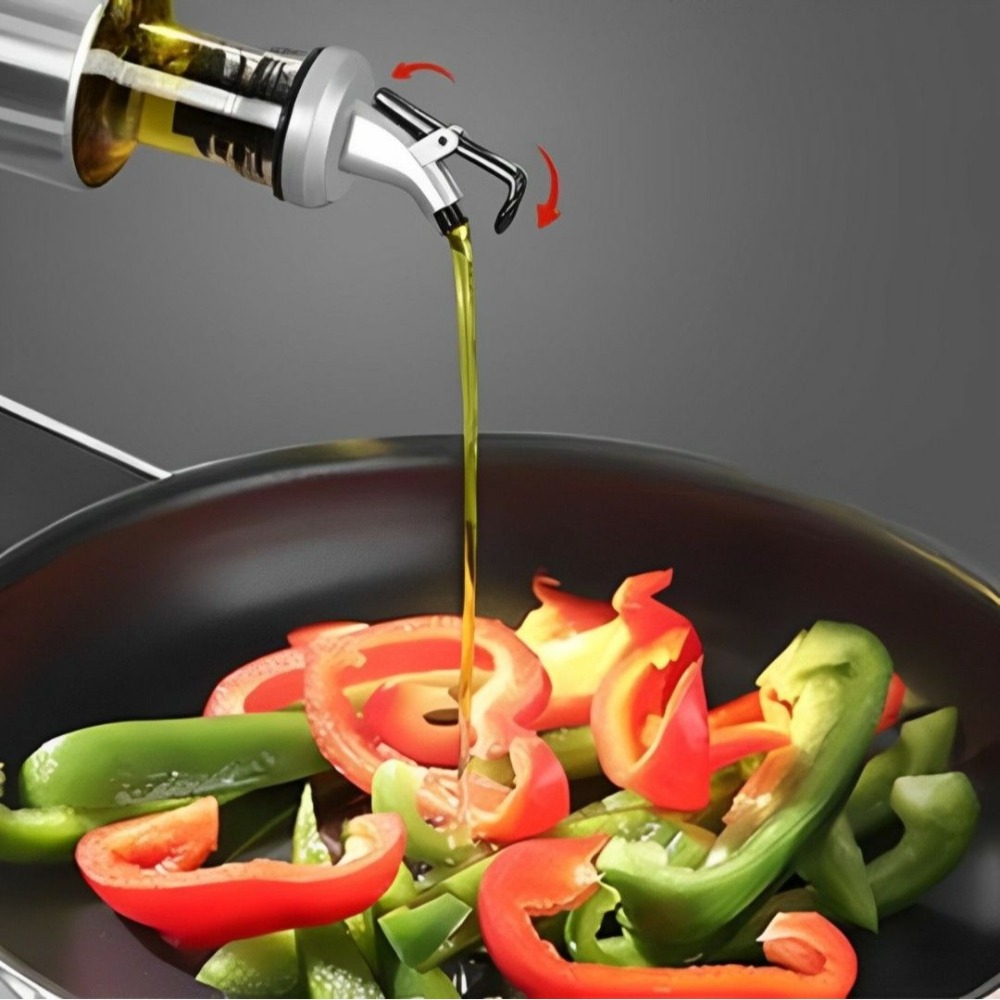 廚房密封按壓玻璃防漏調味瓶,家用寬口徑大容量收納瓶,醬油瓶,醋瓶,烹飪料理瓶,玻璃瓶/300ml-細節圖2