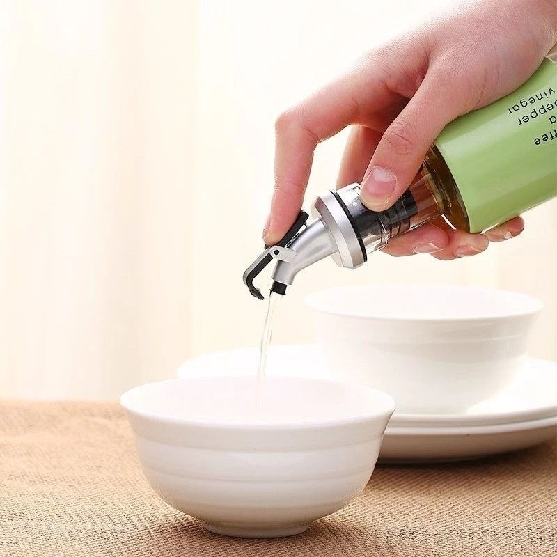 廚房密封按壓玻璃防漏調味瓶,家用寬口徑大容量收納瓶,醬油瓶,醋瓶,烹飪料理瓶,玻璃瓶/300ml-細節圖4