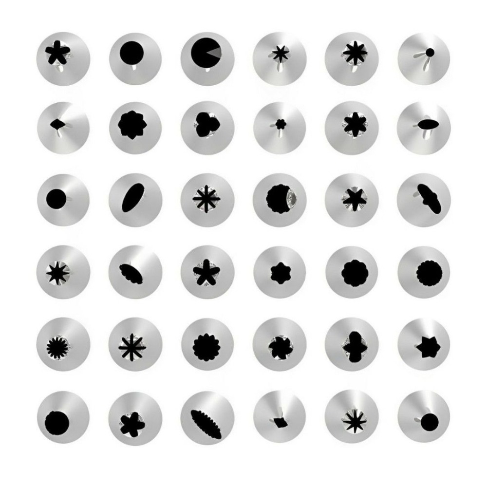 83件套烘焙蛋糕裱花嘴套裝,廚房DIY不鏽鋼裱花嘴,餅乾蛋糕派對點心模具,專業裱花釘擠壓袋-細節圖7