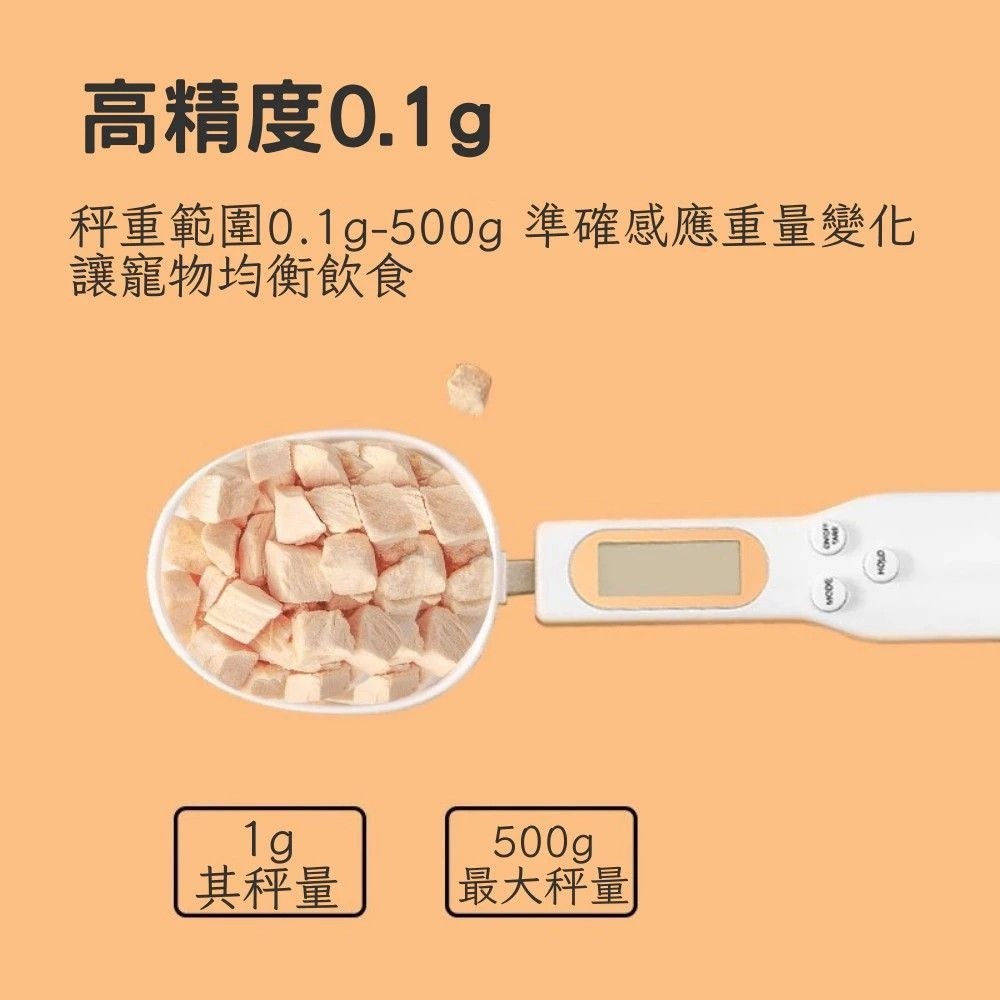 廚房電子量勺秤,烘焙高精準度廚房秤,LCD數值顯示單位切換電子秤,可拆卸勺頭秤-細節圖2