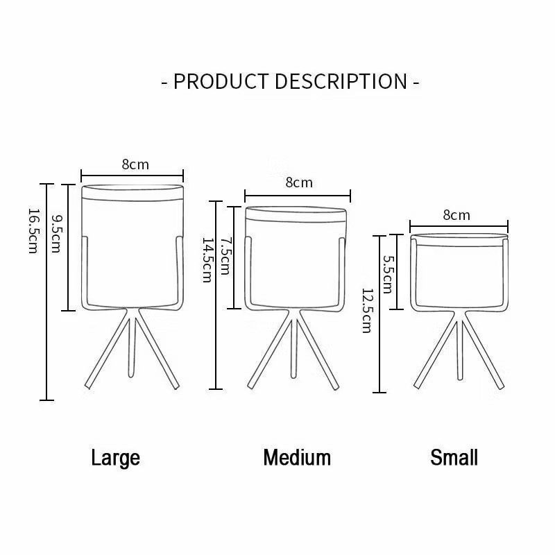 北歐鍍金鐵藝多肉植物大理石紋陶瓷花盆,多功能梳妝台桌面美妝化妝品梳子收納桶,創意餐具水果叉置物罐-細節圖3