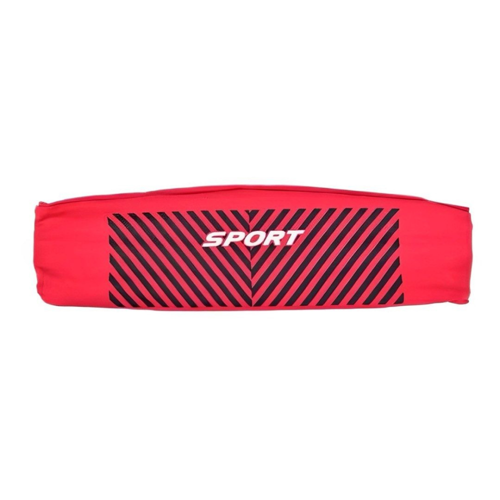 印花字母吸汗跑步髮帶,戶外運動時尚頭巾,瑜珈籃球騎行止汗帶,紅色-細節圖3