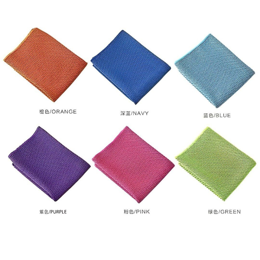 戶外運動吸汗冰涼毛巾,跑步健身房擦汗速乾涼感毛巾,瑜珈手腕巾,露營野營輕便毛巾-細節圖3