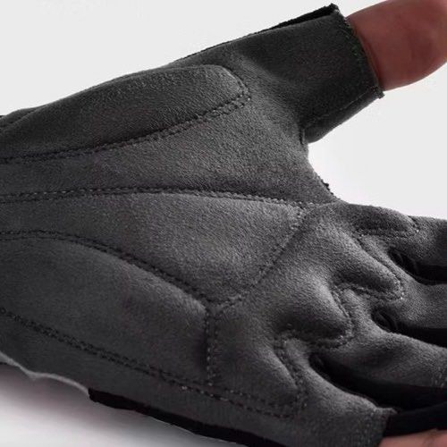 BOODUN博頓半指騎行手套,戶外自行車涼爽透氣減壓手套,減震運動健身手套,單車防滑露指手套-細節圖3