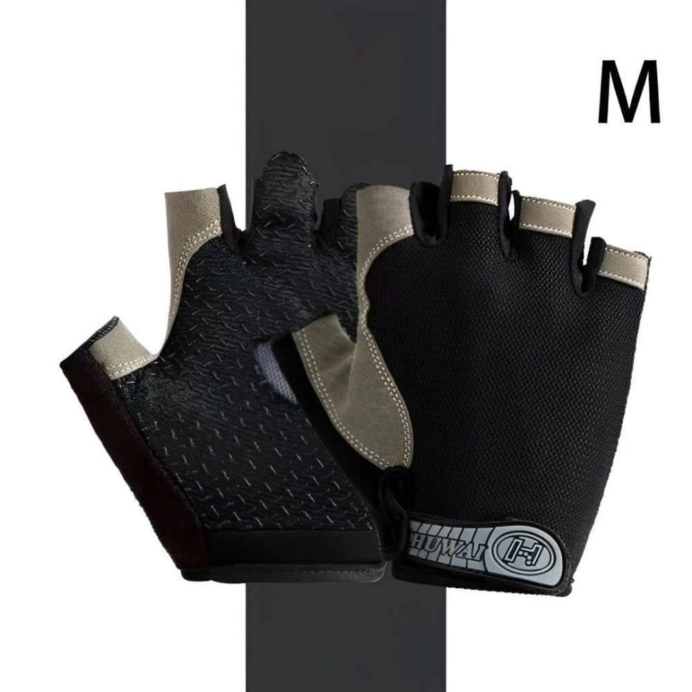 短指健身手套,運動登山旅遊手套,單車騎行防滑防曬透氣手套,重訓防護止滑手套-細節圖8