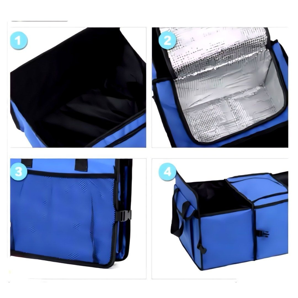 多功能可折疊車用保溫置物袋,汽車後備箱戶外旅行收納袋,露營野營野餐手提摺疊保溫袋-細節圖2