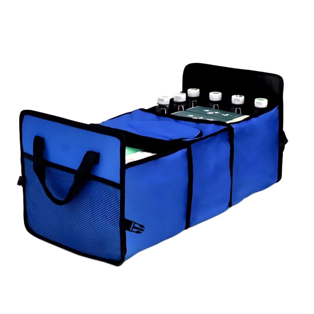 多功能可折疊車用保溫置物袋,汽車後備箱戶外旅行收納袋,露營野營野餐手提摺疊保溫袋-細節圖5