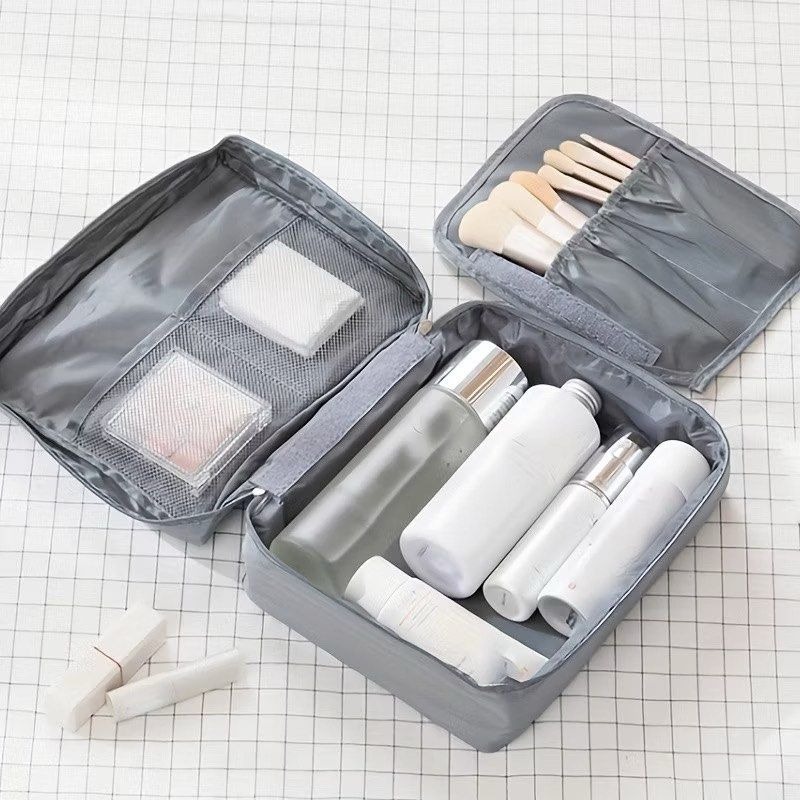 大容量防水旅行收納包,便攜外出旅遊化妝品整理包,多功能出差洗漱包,盥洗包,化妝包-細節圖5