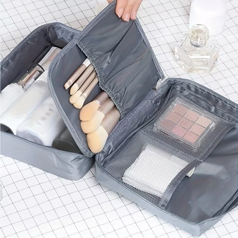 大容量防水旅行收納包,便攜外出旅遊化妝品整理包,多功能出差洗漱包,盥洗包,化妝包-細節圖7