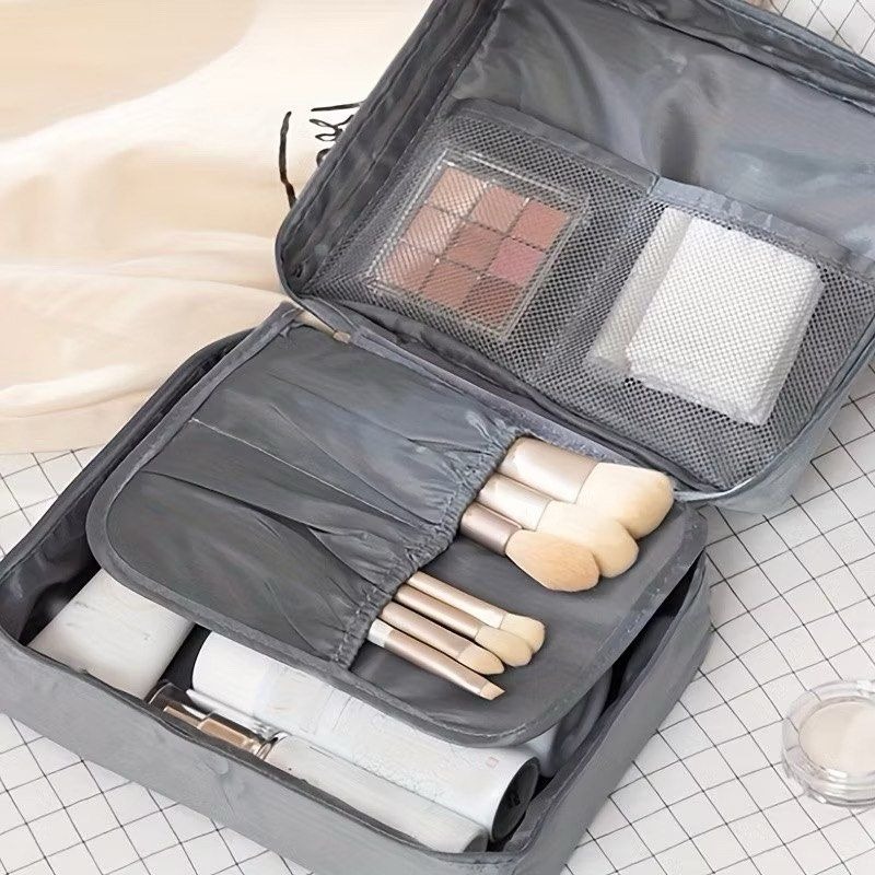 大容量防水旅行收納包,便攜外出旅遊化妝品整理包,多功能出差洗漱包,盥洗包,化妝包-細節圖8