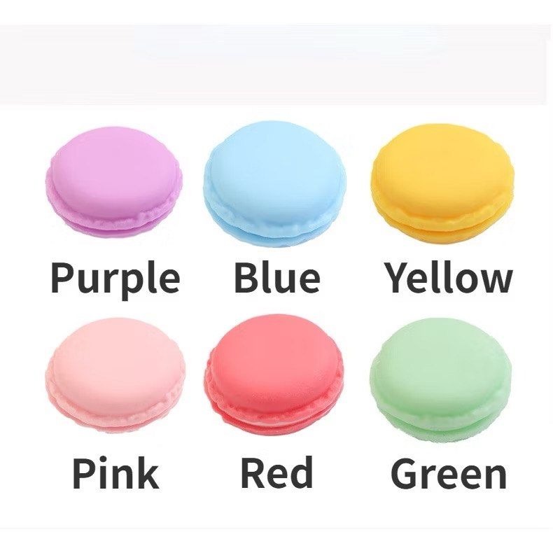 馬卡龍造型分裝盒,耳釘耳環飾品收納盒,項鍊戒指首飾盒,迷你便攜旅行分裝空盒,小藥盒-細節圖5