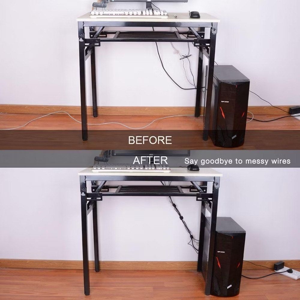 10入魔鬼氈綁線帶,魔術貼理線帶,電線整理扎帶,電線固定綁帶,居家辦公室線材整理固定帶-細節圖4