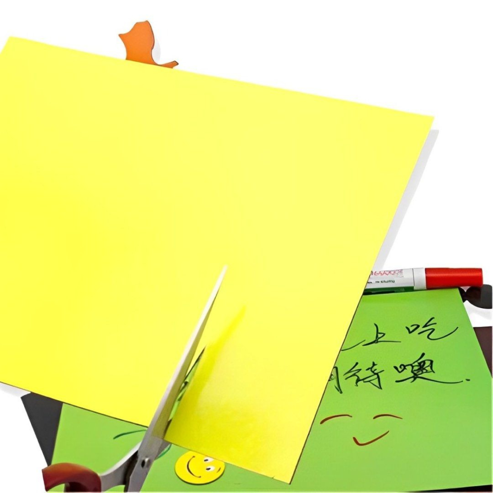 橙黃色寫字板軟磁鐵,A4軟性磁片,軟白板-細節圖2