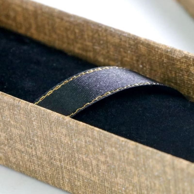 蝴蝶結少女心可愛包裝盒子,咖啡色鋼筆包裝盒,原子筆收納禮物盒,禮品盒-細節圖2