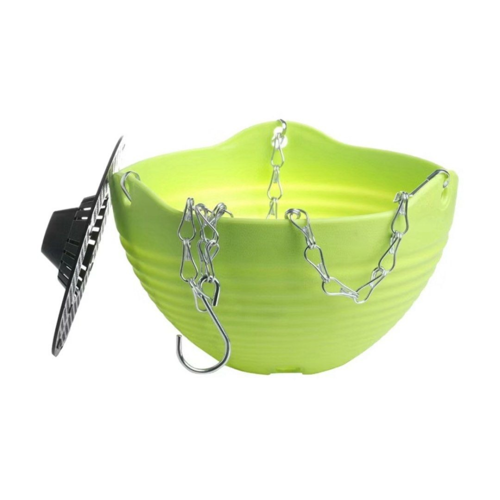 典雅吊掛花盆,園藝懸掛多肉種植花器,庭院加厚裝飾花籃-細節圖6