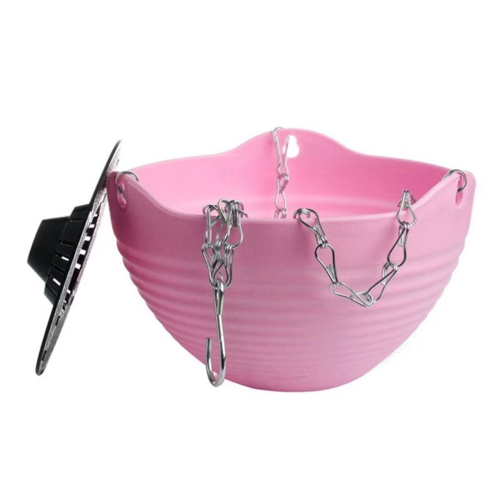 典雅吊掛花盆,園藝懸掛多肉種植花器,庭院加厚裝飾花籃-細節圖7