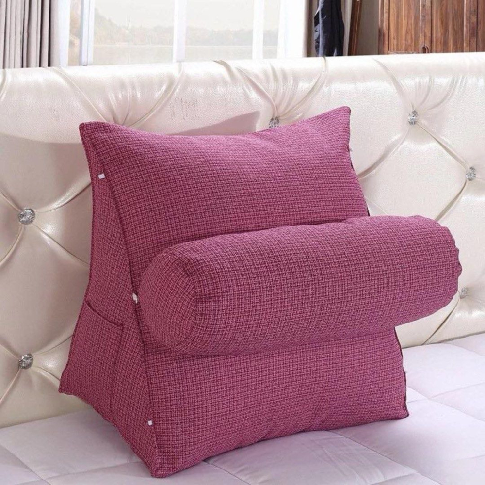 簡約三角靠墊護頸枕,日系多功能午休靠枕,立體懶人枕頭-細節圖7