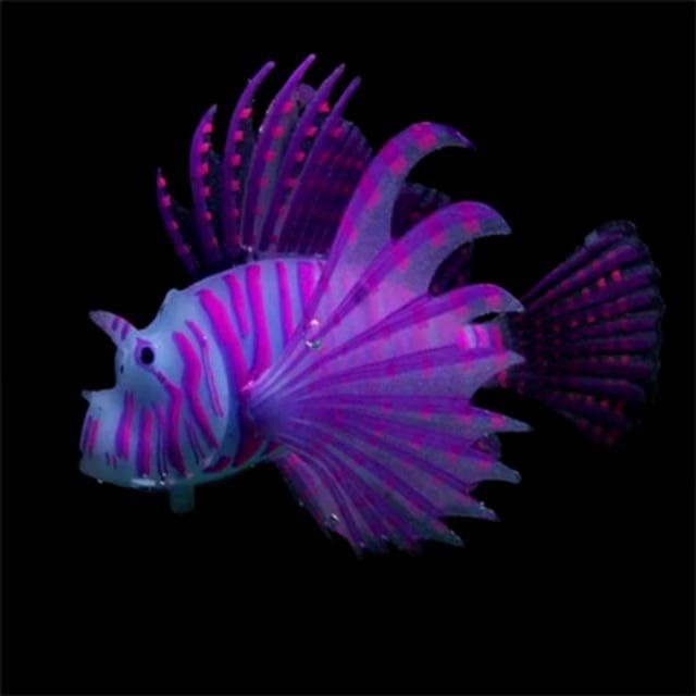 魚缸造景夜光獅子魚,水族箱裝飾佈置,水族造景裝飾品-細節圖2