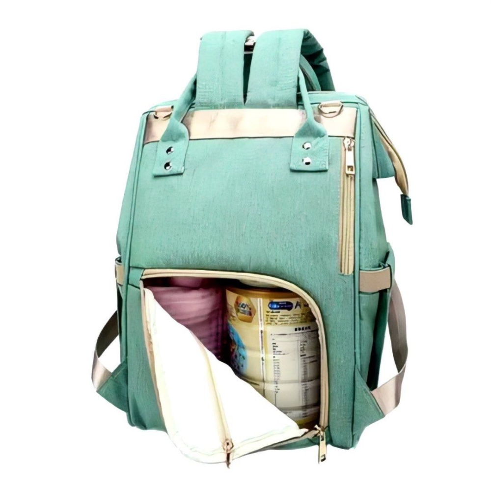 防水大容量外出媽媽包,多功能手提奶瓶母嬰包,戶外旅行尿布袋,嬰幼兒用品收納雙肩包-細節圖3