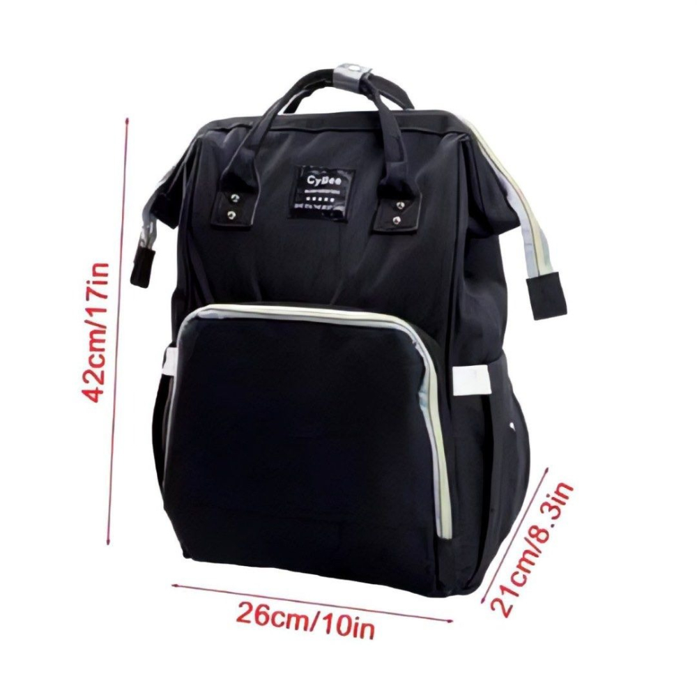 防水大容量外出媽媽包,多功能手提奶瓶母嬰包,戶外旅行尿布袋,嬰幼兒用品收納雙肩包-細節圖5