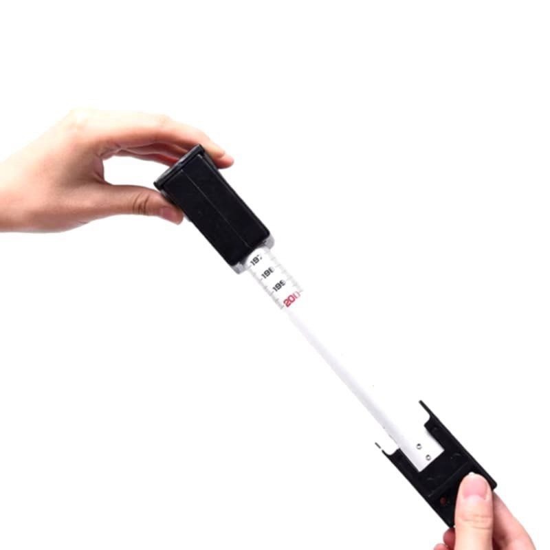 自動伸縮 2M 兒童身高尺,成人可伸縮捲尺刻度尺,多功能壁掛身高測量尺-細節圖4